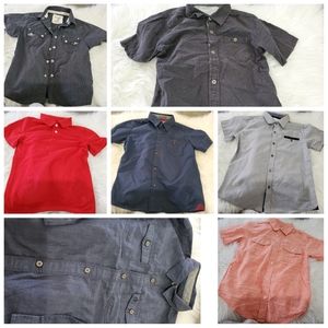Lot Boys sz6 button up dressy causal tops
